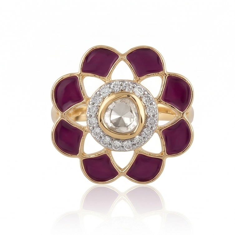 Kundan Rings M00090