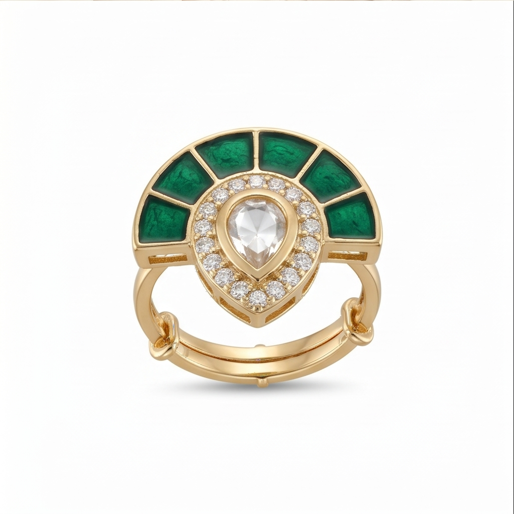 Kundan Rings M00088