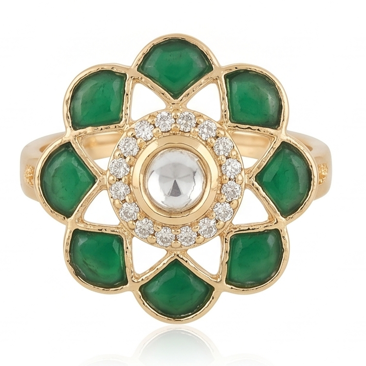Kundan Rings M00089