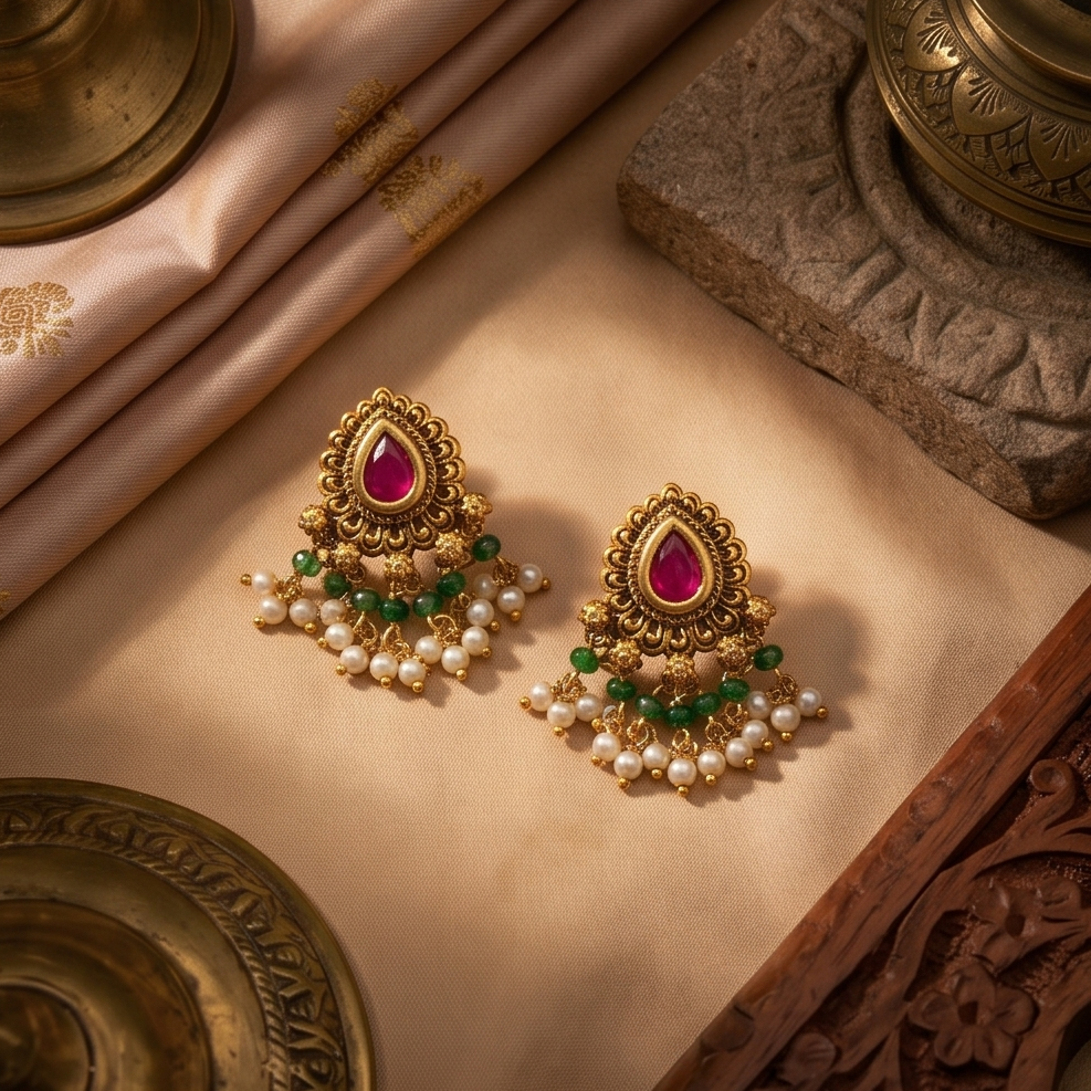 Antique Earring M00176