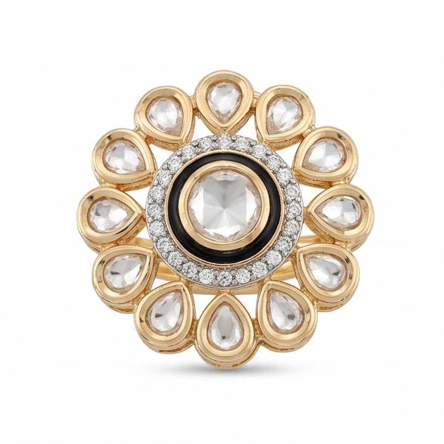 Kundan Rings M00100