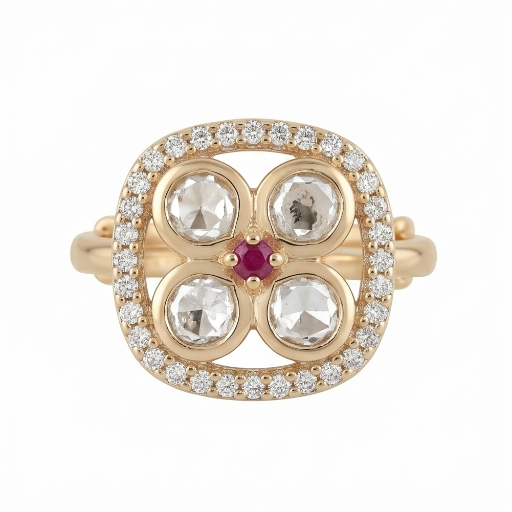 Kundan Rings M00092