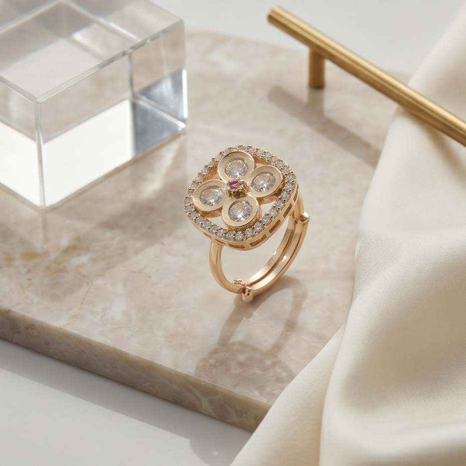 Kundan Rings M00095