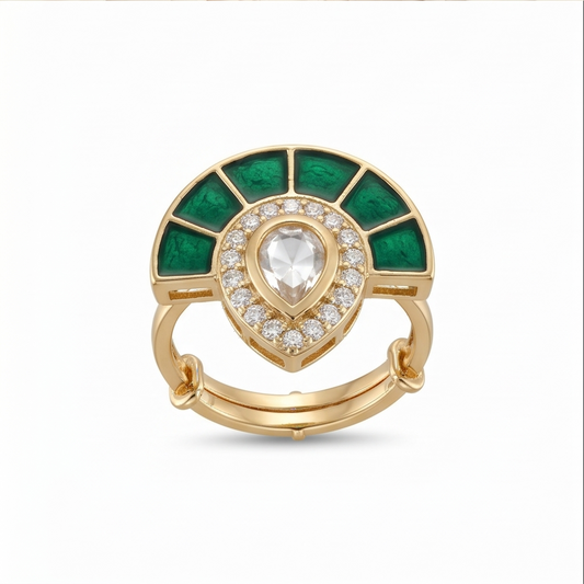 Kundan Rings M00088