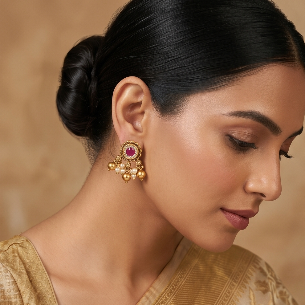Antique Earring M00170