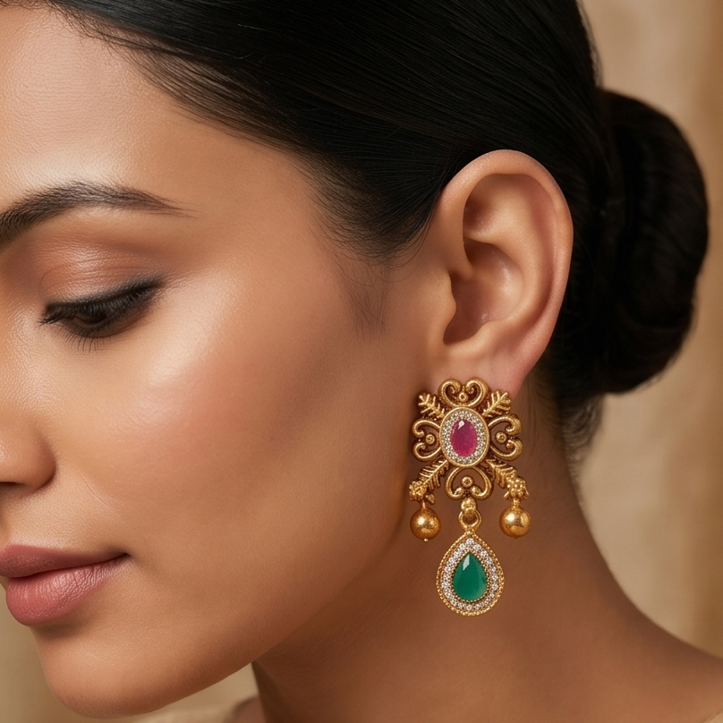 Antique Earring M00174