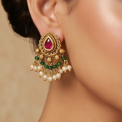 Antique Earring M00176