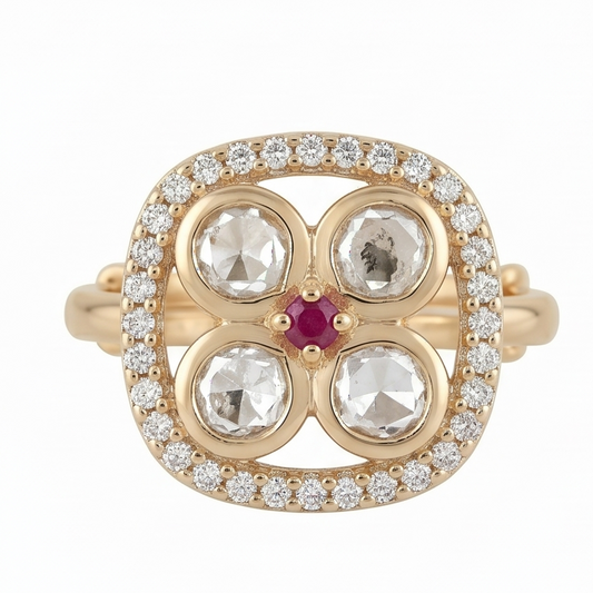 Kundan Rings M00091